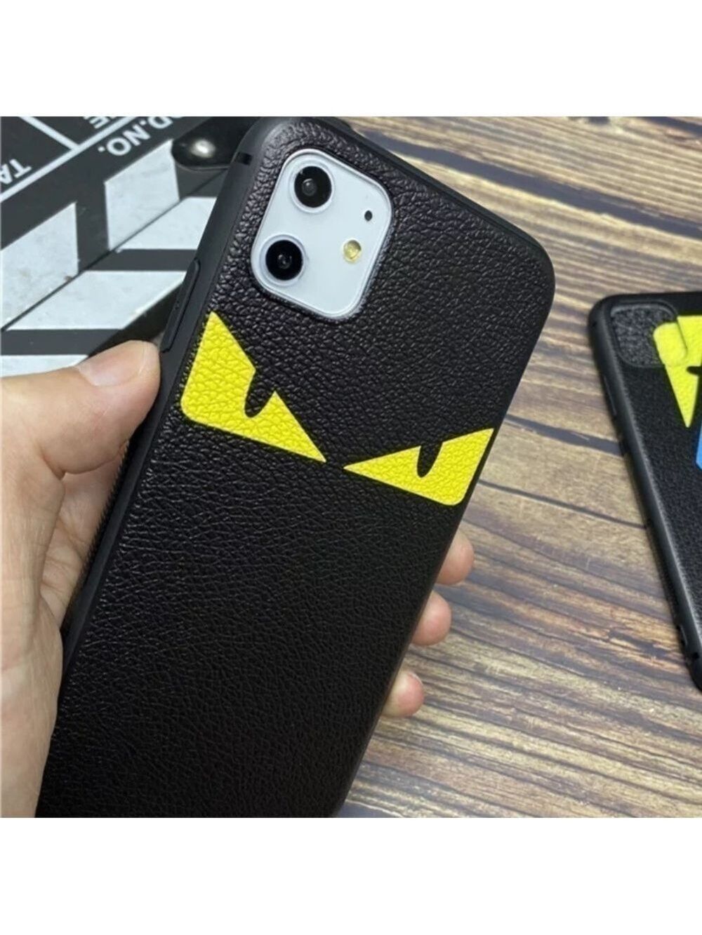 YELLOW EYES IPHONE 11 PRO MATTE BLACK PHONE CASE NEW - Picture 1 of 5